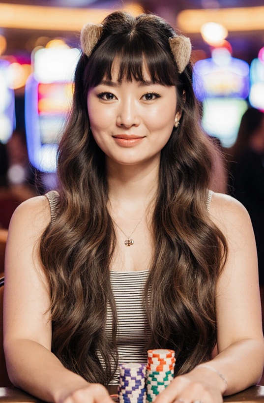 8 Long Wavy Shag With Straight Bangs